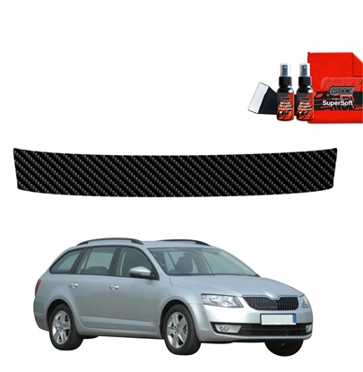 Изображение GrizzGlass Folia karbonowa na próg baganika GrizzGlass BodyShield do Skoda Octavia 3 Kombi 5D (2017-2020)