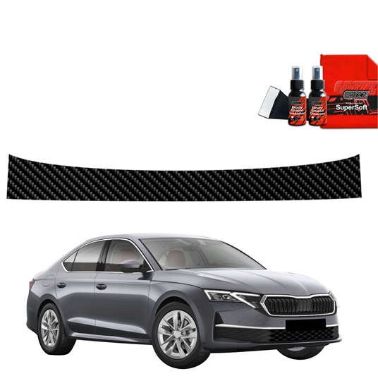 Picture of GrizzGlass Folia karbonowa na próg baganika GrizzGlass BodyShield do Skoda Octavia 4 Hatchback Facelifting (2024-2025)