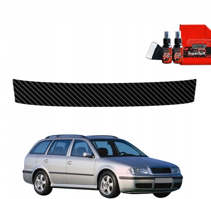 Изображение GrizzGlass Folia karbonowa na próg baganika GrizzGlass BodyShield do Skoda Octavia Kombi (1996-2010)