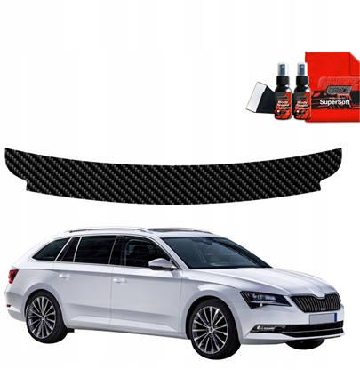 Изображение GrizzGlass Folia karbonowa na próg baganika GrizzGlass BodyShield do Skoda Superb 3 Combi (2016-2019)