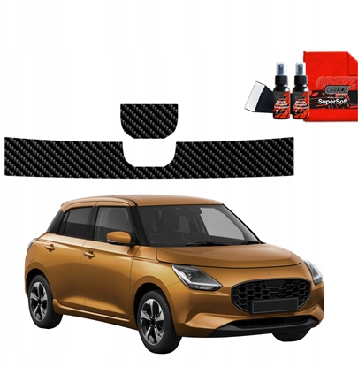 Изображение GrizzGlass Folia karbonowa na próg baganika GrizzGlass BodyShield do Suzuki Swift (2024-2025) [2w1]