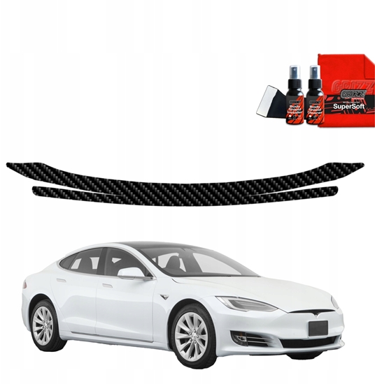 Picture of GrizzGlass Folia karbonowa na próg baganika GrizzGlass BodyShield do Tesla Model S (2023-2025)