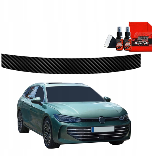 Изображение GrizzGlass Folia karbonowa na próg baganika GrizzGlass BodyShield do Volkswagen VW Passat B9 (2024-2025)