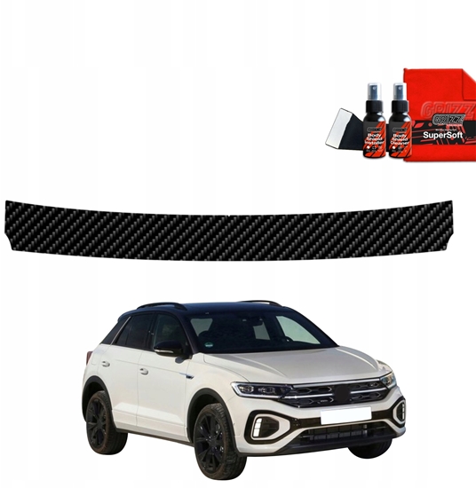 Изображение GrizzGlass Folia karbonowa na próg baganika GrizzGlass BodyShield do Volkswagen VW T-Roc (2021-2025)