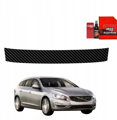 Изображение GrizzGlass Folia karbonowa na próg baganika GrizzGlass BodyShield do Volvo V60 Kombi (2011-2018)