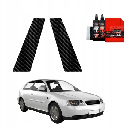 Изображение GrizzGlass Folia karbonowa na supki GrizzGlass BodyShield do Audi A3 8L Hatchback 3D (1996-2003) [2w1]