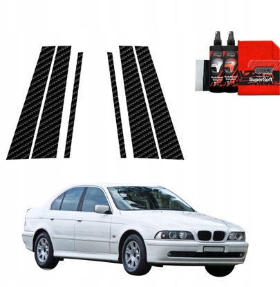 Изображение GrizzGlass Folia karbonowa na supki GrizzGlass BodyShield do BMW 5 E39 Sedan (1995-2003) [6w1]