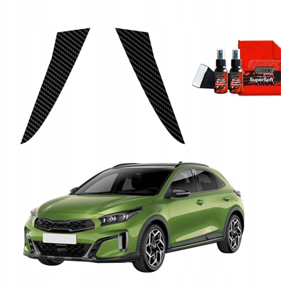 Изображение GrizzGlass Folia karbonowa na supki GrizzGlass BodyShield do Kia XCeed (2022-2025) [2w1]