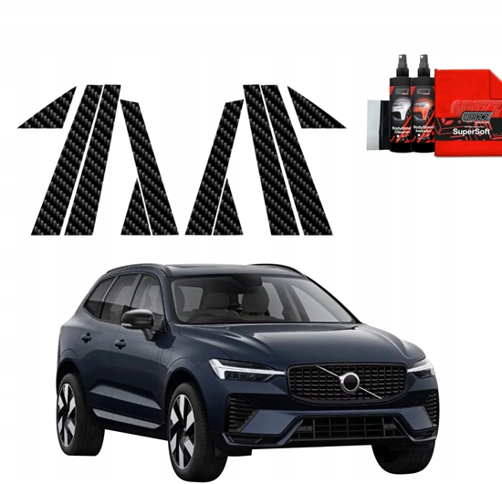 Изображение GrizzGlass Folia karbonowa na supki GrizzGlass BodyShield do Volvo XC60 2 (2022-2025) [10w1]