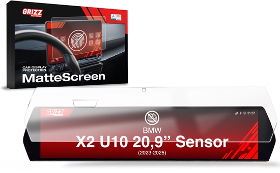 Изображение GrizzGlass Folia matowa GrizzGlass CarDisplay Protection do BMW X2 U10 Sensor (2023-2025)