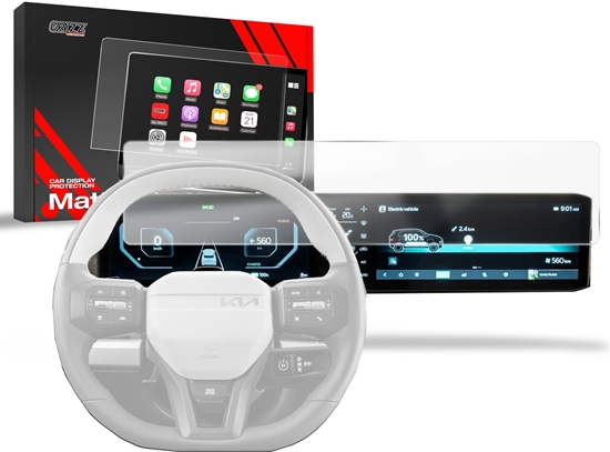 Изображение GrizzGlass Folia matowa GrizzGlass CarDisplay Protection do Kia EV6 GT Line (2025)