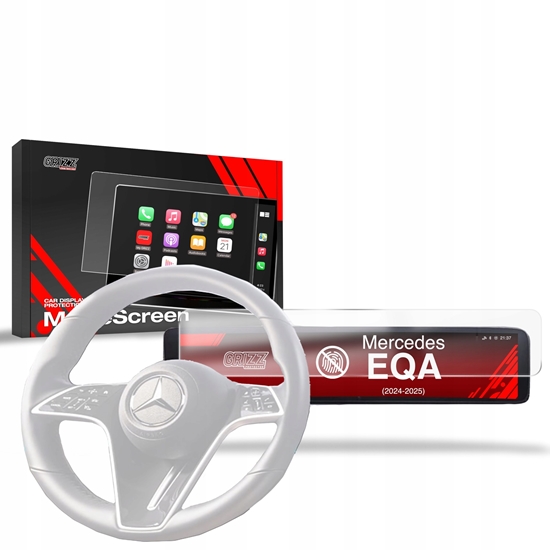 Изображение GrizzGlass Folia matowa GrizzGlass CarDisplay Protection do Mercedes EQA (2024-2025)