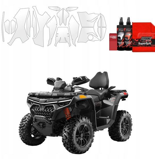 Picture of GrizzGlass Folia ochronna GrizzGlass BodyShield do CFMOTO CFORCE 1000 Touring [20w1]