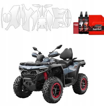 Attēls no GrizzGlass Folia ochronna GrizzGlass BodyShield do CFMOTO CFORCE 850 Touring [20w1]