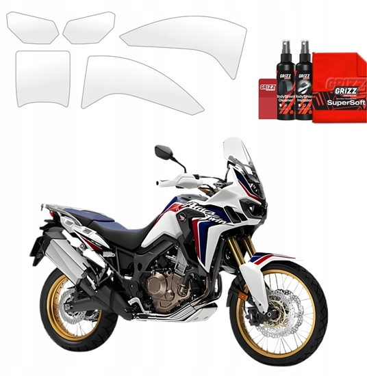 Picture of GrizzGlass Folia ochronna GrizzGlass BodyShield do Honda CRF1000L Africa Twin (2015-2019) [5w1]