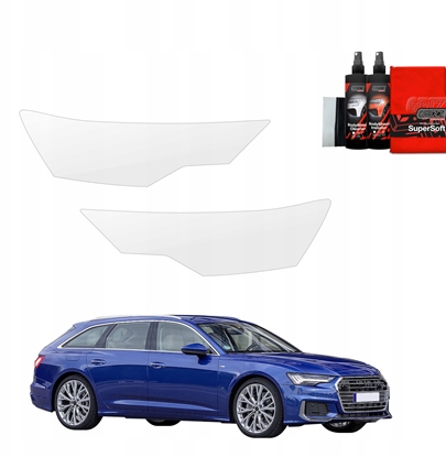 Attēls no GrizzGlass Folia ochronna na lampy GrizzGlass BodyShield do Audi A6 C8 Kombi (2018-2023) [2w1]