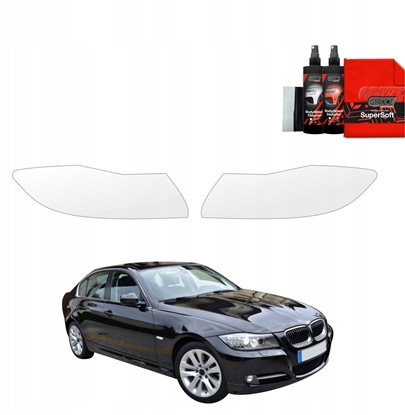 Attēls no GrizzGlass Folia ochronna na lampy GrizzGlass BodyShield do BMW 3 E90 Sedan LCI (2008-2012) [2w1]