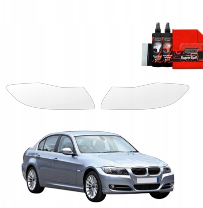 Attēls no GrizzGlass Folia ochronna na lampy GrizzGlass BodyShield do BMW 3 E90 Sedan Pre-LCI (2004-2008) [2w1]