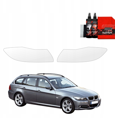 Attēls no GrizzGlass Folia ochronna na lampy GrizzGlass BodyShield do BMW 3 E91 Kombi LCI (2008-2012) [2w1]