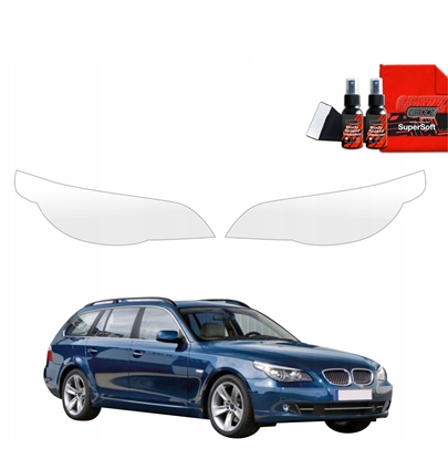 Attēls no GrizzGlass Folia ochronna na lampy GrizzGlass BodyShield do BMW 5 E61 Kombi LCI (2007-2010) [2w1]