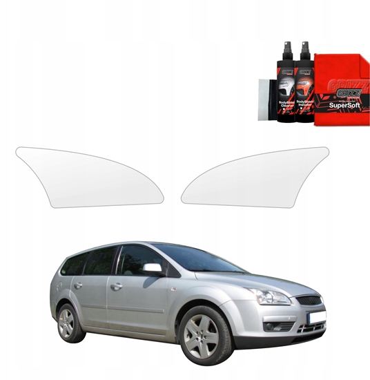 Изображение GrizzGlass Folia ochronna na lampy GrizzGlass BodyShield do Ford Focus Mk2 Kombi (2004-2007) [2w1]