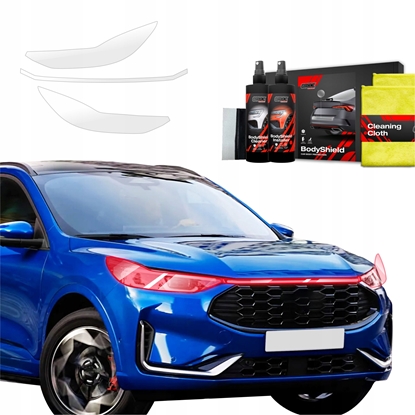 Attēls no GrizzGlass Folia ochronna na lampy GrizzGlass BodyShield do Ford Kuga Active X Facelift (2024-2025) [2w1]
