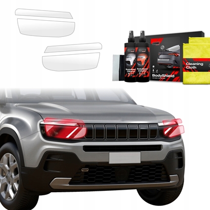 Attēls no GrizzGlass Folia ochronna na lampy GrizzGlass BodyShield do Jeep Avenger (2023-2025) [4w1]
