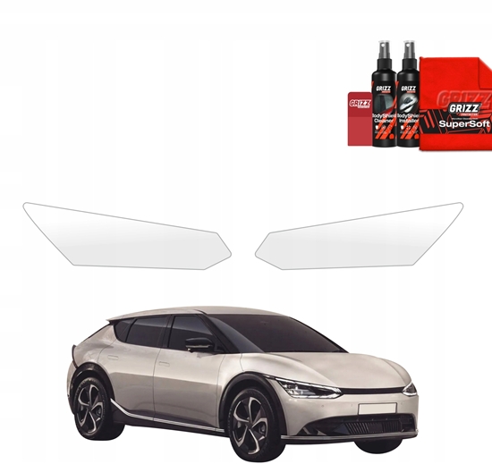 Изображение GrizzGlass Folia ochronna na lampy GrizzGlass BodyShield do Kia EV6 (2025-2026) [2w1]