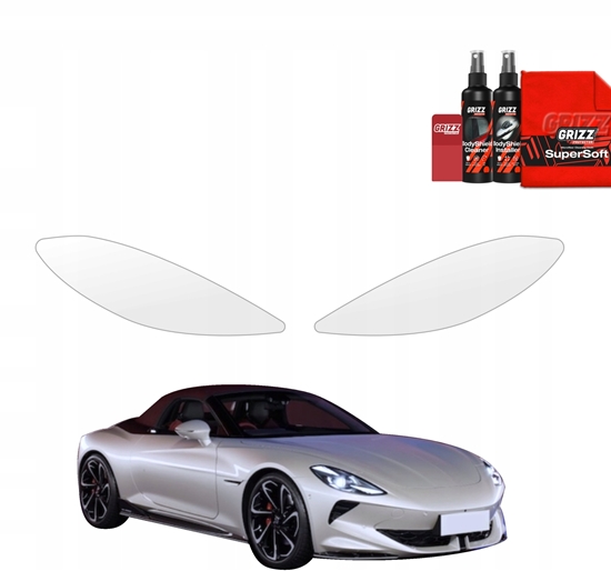 Изображение GrizzGlass Folia ochronna na lampy GrizzGlass BodyShield do MG Cyberster (2024-2026) [2w1]