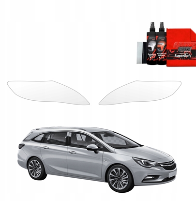 Attēls no GrizzGlass Folia ochronna na lampy GrizzGlass BodyShield do Opel Astra J Kombi 5D (2012-2015) [2w1]