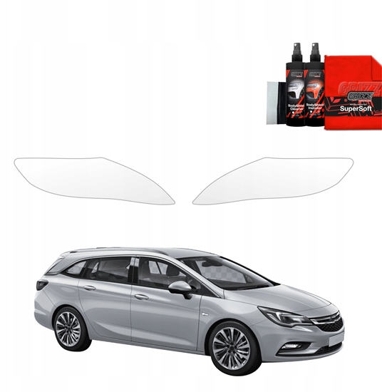 Изображение GrizzGlass Folia ochronna na lampy GrizzGlass BodyShield do Opel Astra J Kombi 5D (2012-2015) [2w1]