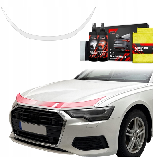 Изображение GrizzGlass Folia ochronna na mask GrizzGlass BodyShield do Audi A6 C8 Sedan (2018-2023)