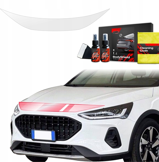 Изображение GrizzGlass Folia ochronna na mask GrizzGlass BodyShield do Ford Focus Active X Kombi Facelift (2021-2025)