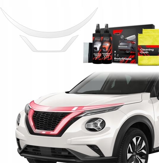 Picture of GrizzGlass Folia ochronna na mask GrizzGlass BodyShield do Nissan Juke Facelift (2024-2025) [2w1]