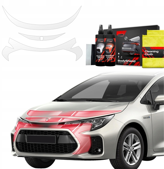 Изображение GrizzGlass Folia ochronna na mask GrizzGlass BodyShield do Suzuki Swace Facelift (2023-2025) [3w1]