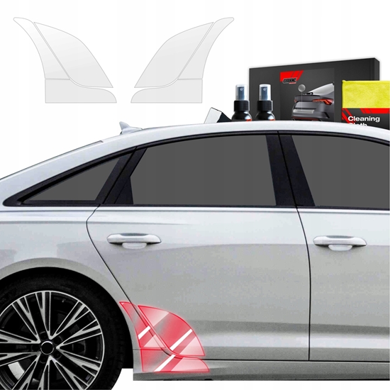 Picture of GrizzGlass Folia ochronna na nadkola GrizzGlass BodyShield do Audi A6 C8 Sedan (2018-2023) [6w1]