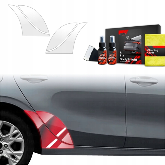 Picture of GrizzGlass Folia ochronna na nadkola GrizzGlass BodyShield do Kia Ceed (2021-2025) [4w1]