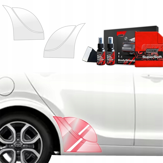 Picture of GrizzGlass Folia ochronna na nadkola GrizzGlass BodyShield do Kia Picanto (2023-2025) [4w1]