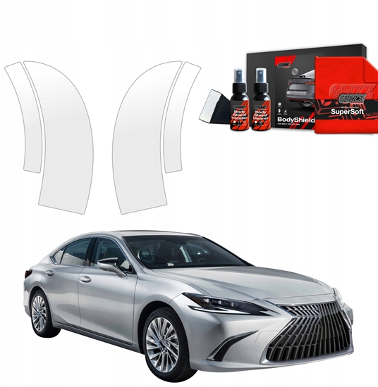 Изображение GrizzGlass Folia ochronna na nadkola GrizzGlass BodyShield do Lexus ES 300h (2021-2024) [4w1]