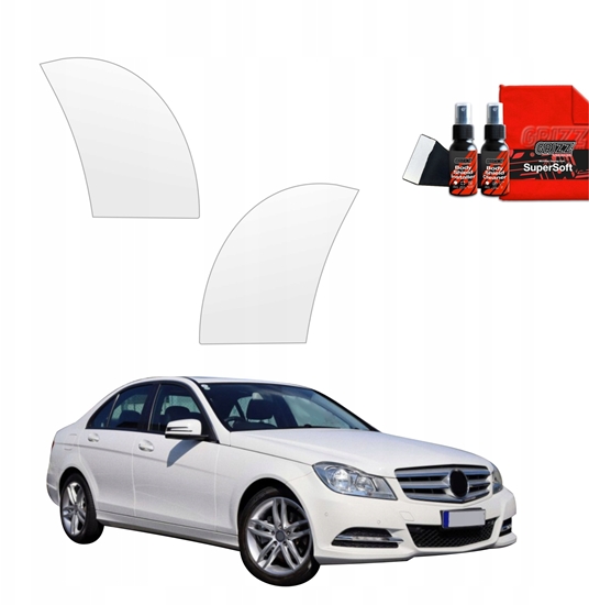 Picture of GrizzGlass Folia ochronna na nadkola GrizzGlass BodyShield do Mercedes Benz C Klasa W204 Sedan Facelifting (2011-2014) [6w1]
