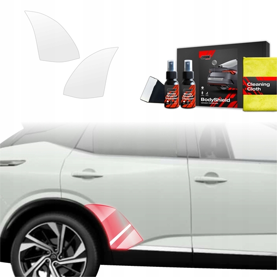 Picture of GrizzGlass Folia ochronna na nadkola GrizzGlass BodyShield do Nissan Qashqai 3 (2021-2024) [2w1]