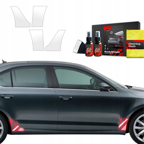 Picture of GrizzGlass Folia ochronna na nadkola GrizzGlass BodyShield do Skoda Octavia 3 (2017-2020) [4w1]