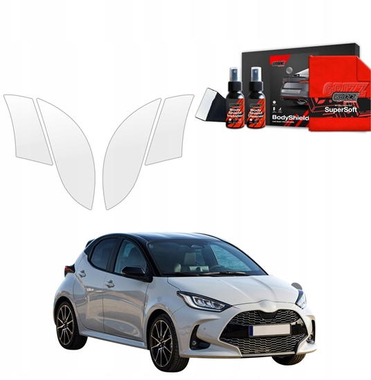 Picture of GrizzGlass Folia ochronna na nadkola GrizzGlass BodyShield do Toyota Yaris HEV (2020-2025) [4w1]