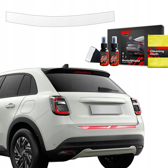 Изображение GrizzGlass Folia ochronna na próg baganika GrizzGlass BodyShield do Fiat 600 (2023-2025)