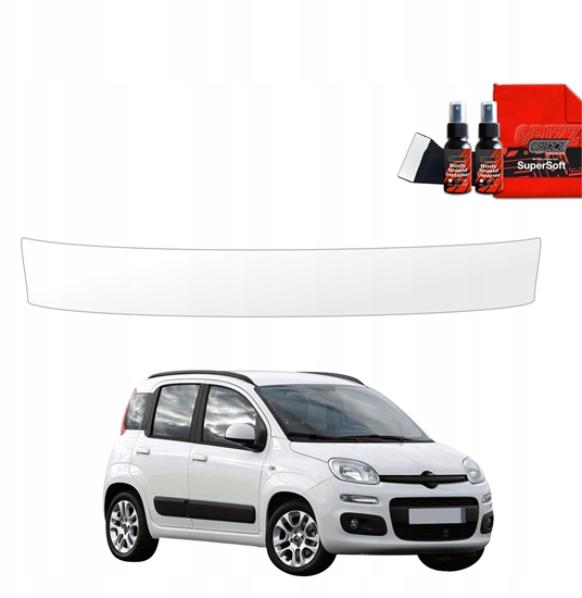 Изображение GrizzGlass Folia ochronna na próg baganika GrizzGlass BodyShield do Fiat Panda 3 Hatchback 5D (2011-2016)