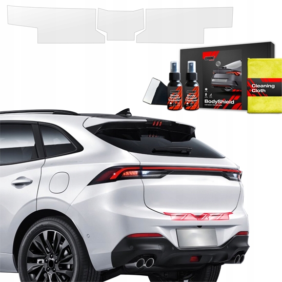 Picture of GrizzGlass Folia ochronna na próg baganika GrizzGlass BodyShield do Forthing T5 Evo (2024-2025) [3w1]