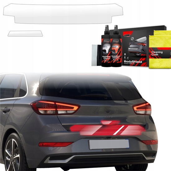 Picture of GrizzGlass Folia ochronna na próg baganika GrizzGlass BodyShield do Hyundai i30 Hatchback (2020-2025) [2w1]