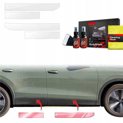 Attēls no GrizzGlass Folia ochronna na progi bez nakadek GrizzGlass BodyShield do Volkswagen VW Tiguan 3 (2024-2025) [4w1]