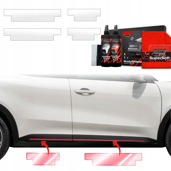 Picture of GrizzGlass Folia ochronna na progi GrizzGlass BodyShield do Alfa Romeo Junior (2024-2025) [4w1]