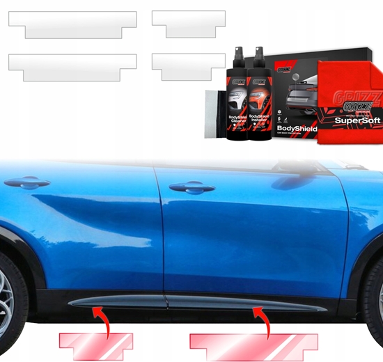 Picture of GrizzGlass Folia ochronna na progi GrizzGlass BodyShield do Alfa Romeo Tonale (2022-2025) [4w1]